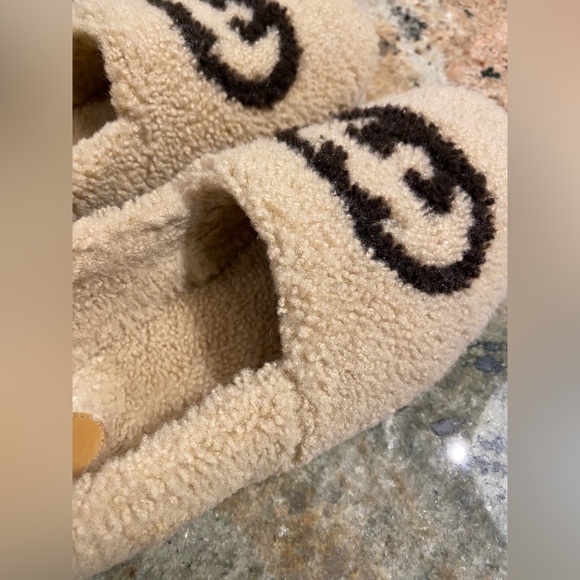 Gucci • Elsa 5 Interlocking G Sherpa Clog Slipper NWT New in Box Size 38 - Picture 7 of 16